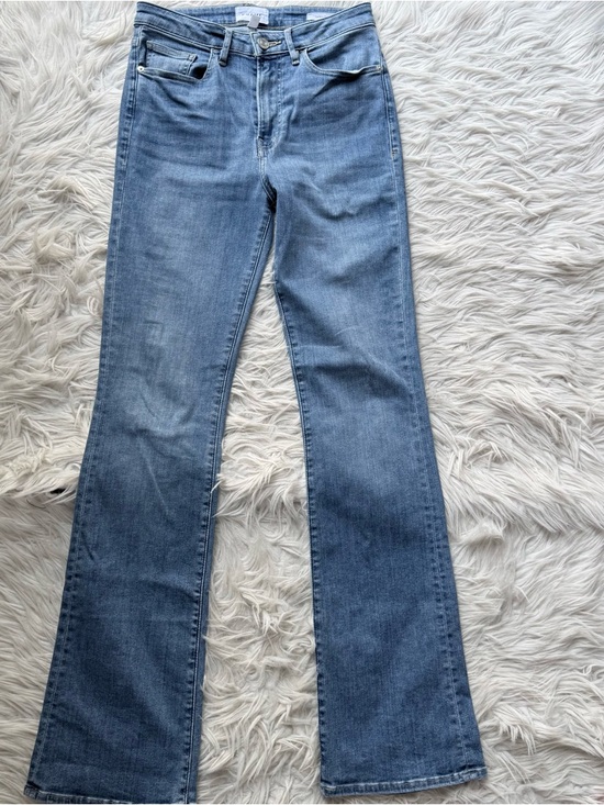 NWOT Frame Le Mini Boot Denim Jeans Mid Rise size 28 - Picture 4 of 10